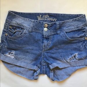 Wallflower Blue Shorts size 9